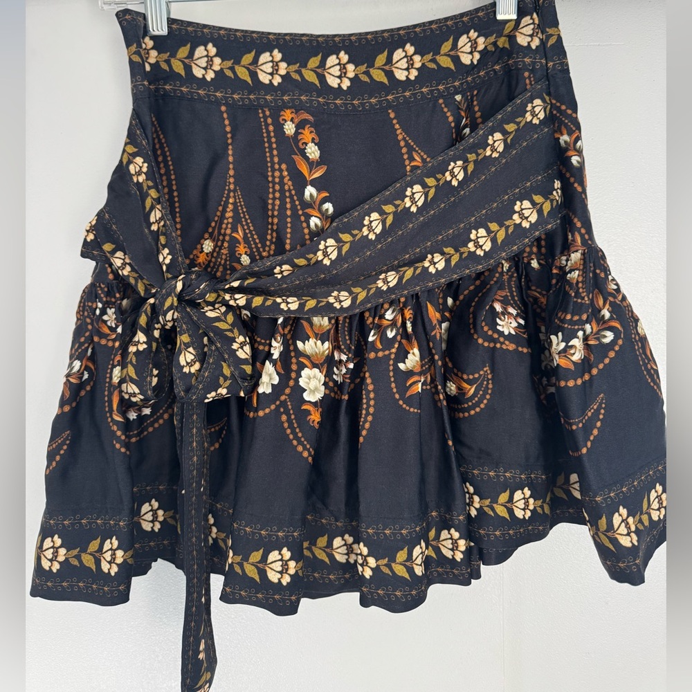 FARM Rio Black Garden Women's Mini Skirt